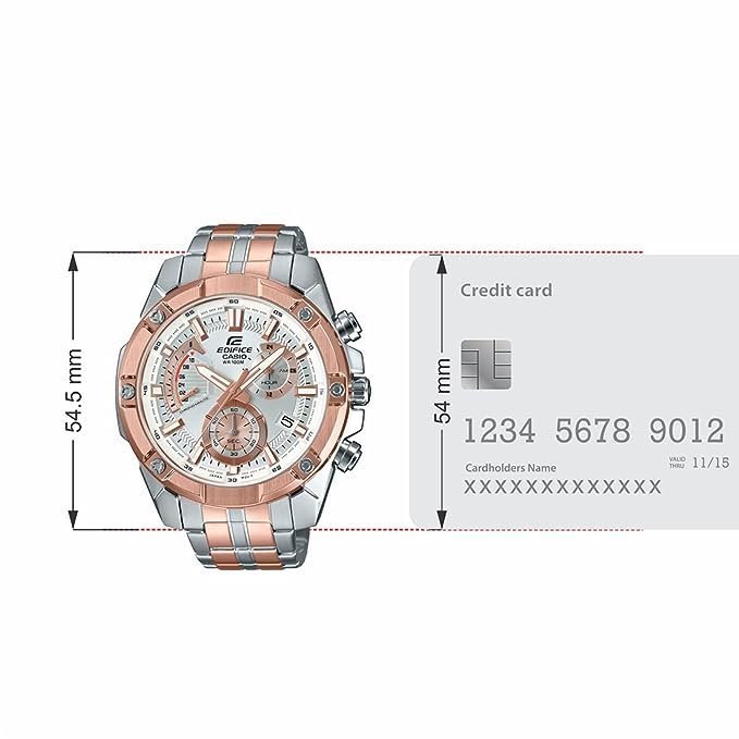 Edifice Analog Silver Dial Men's Watch-EFR-559SG-7AVUDF (EX429) - Image 2