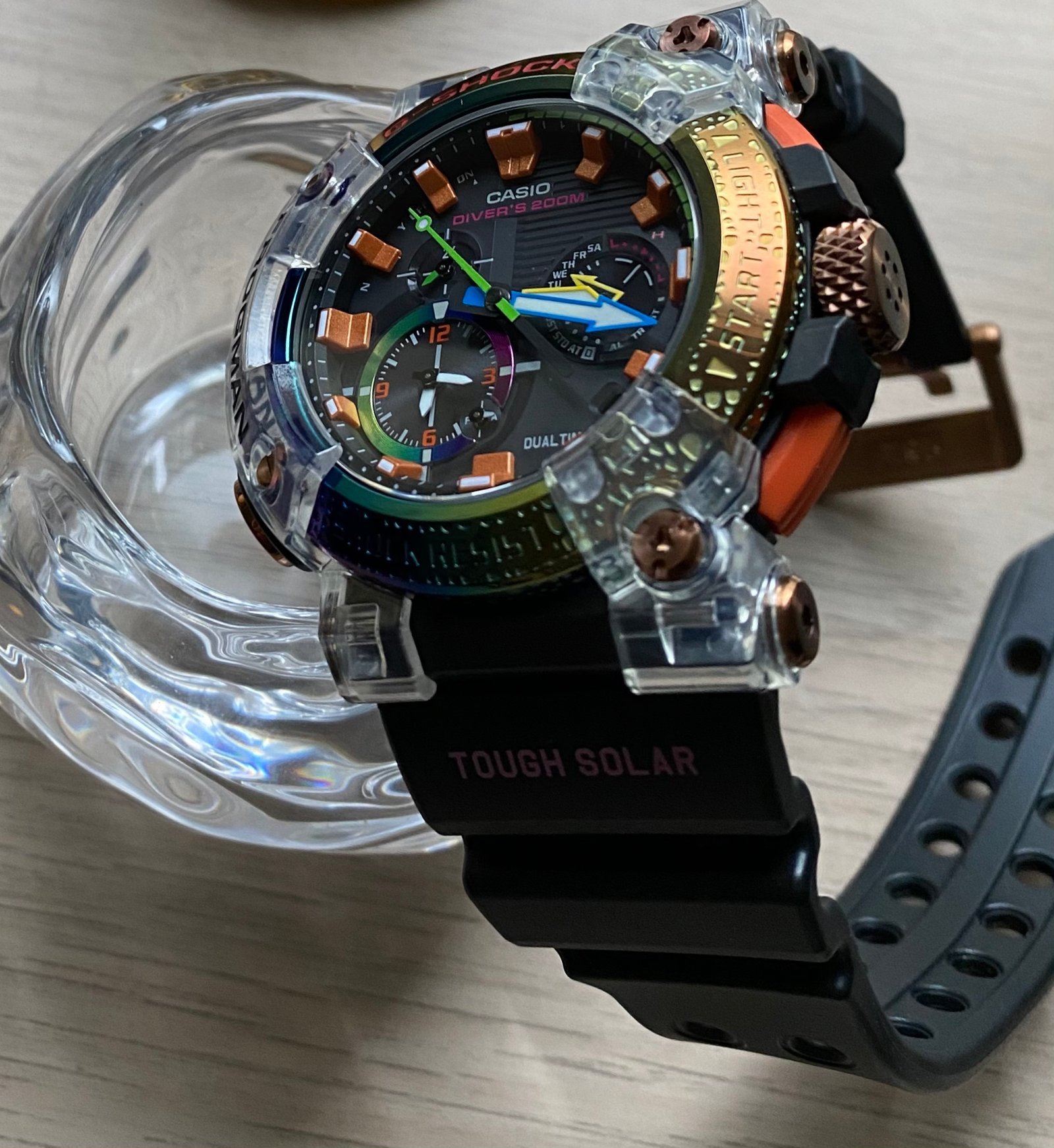 SAPPHIRE CRYSTAL SOLAR POWERED MENS ANALOG GWF-A1000BRT- 1APR - Image 5