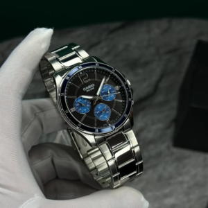 Analog Black Dial Men's Watch-MTP-1374HD-2AVIF