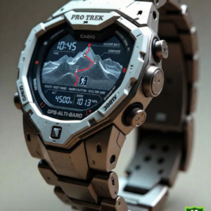 Casio GSW-110256DR-1DR Silver Black Series Analog-Digital Men's Watch