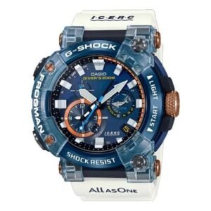 WATERPROOF SHOCKPROOF SAPPHIRE CRYSTAL SOLAR POWERED MENS .BLUE ANALOG GWF-A1000K-2AJR